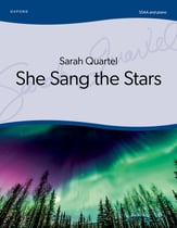 She Sang the Stars SSAA Choral Score cover